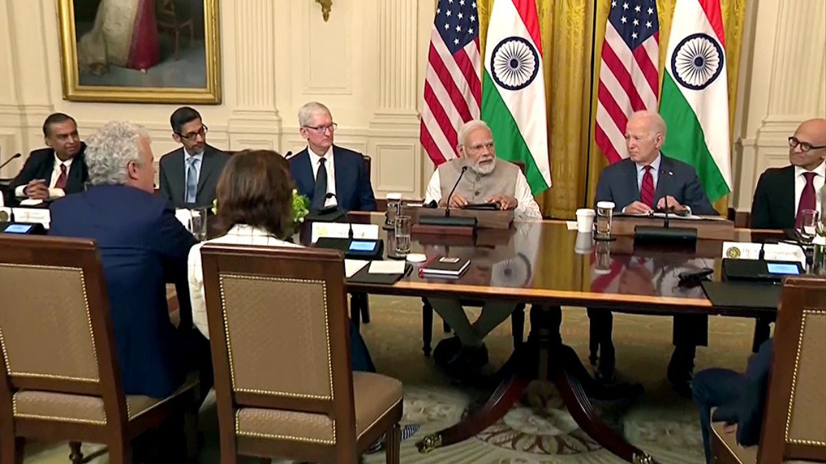 PM Modi Meets Top CEOs At White House, Says 'Coming Together Of Talent ...